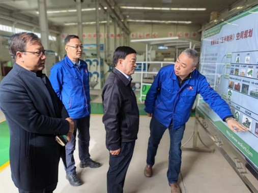 敦煌種業(yè)黨委書記、董事長劉興斌等到奧凱種機(jī)、慶和農(nóng)業(yè)公司洽談交流