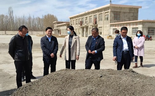 黨委書記、董事長(zhǎng)劉興斌到金塔縣調(diào)研