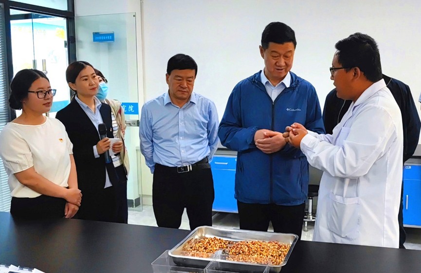 甘肅省地方金融監(jiān)管局、甘肅證監(jiān)局領(lǐng)導(dǎo)蒞臨敦煌種業(yè)調(diào)研指導(dǎo)